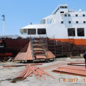 Εργασίες στην πλώρη του «ΔΙΟΝΥΣΙΟΣ ΣΟΛΩΜΟΣ»-12