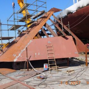 Εργασίες στην πλώρη του «ΔΙΟΝΥΣΙΟΣ ΣΟΛΩΜΟΣ»-4